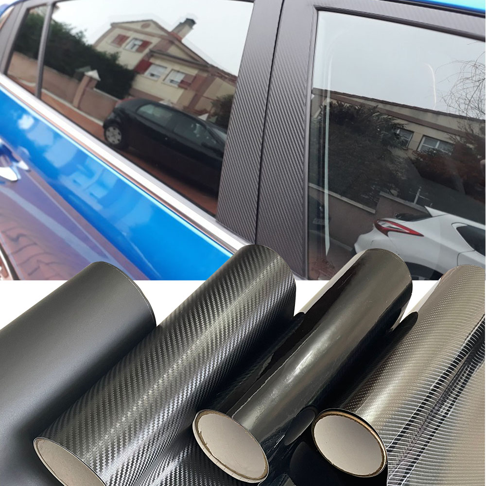 3D Carbon Fiber Vinyl Wrap Fil - огляд і ціна Console Skin Wrap