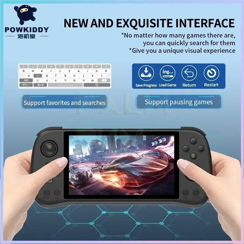 POWKIDDY X55 5.5INCH IPS Scree - огляд і ціна Gaming Console X55