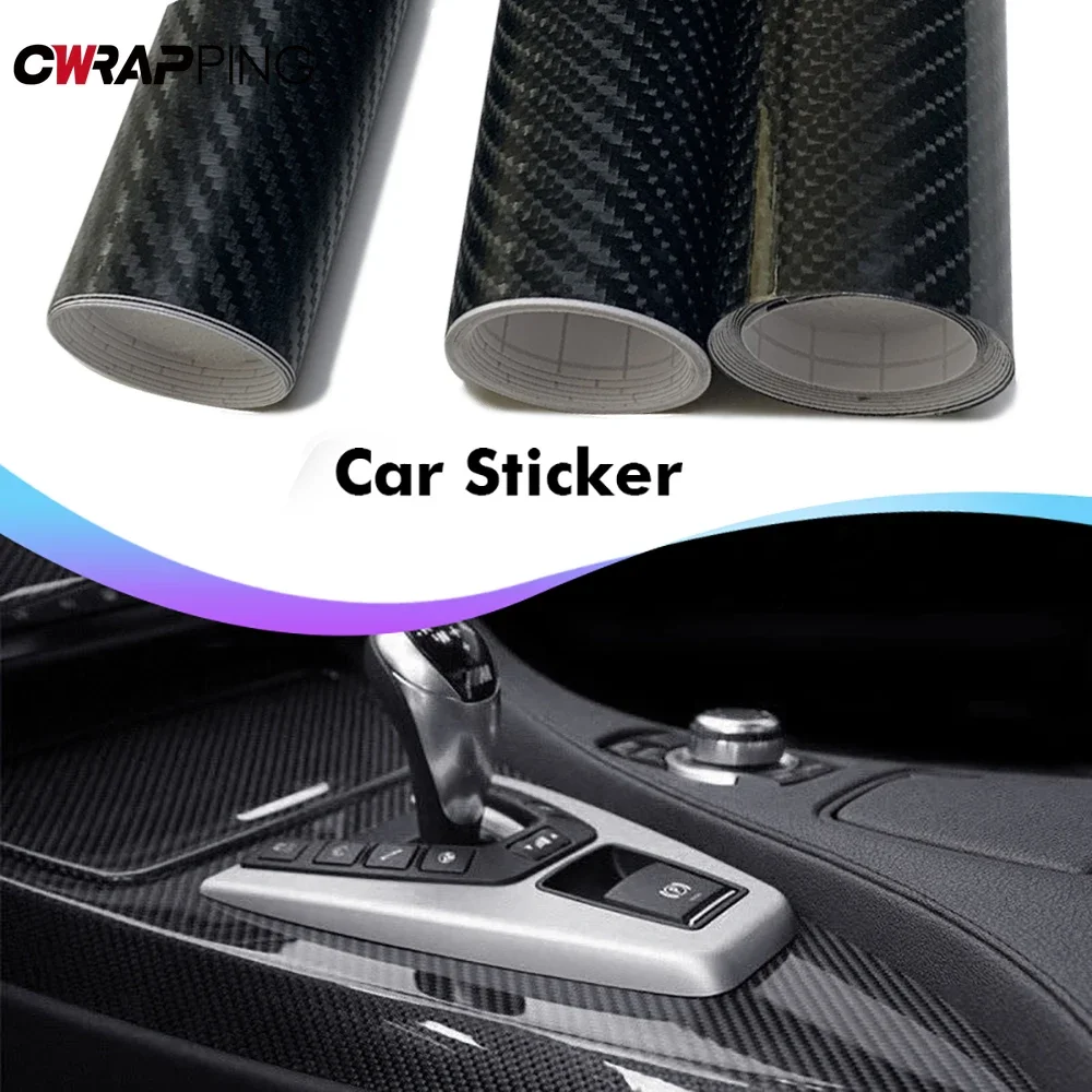 Carbon Fiber Car Vinyl Wrap Fi - огляд і ціна Console Skin Wrap