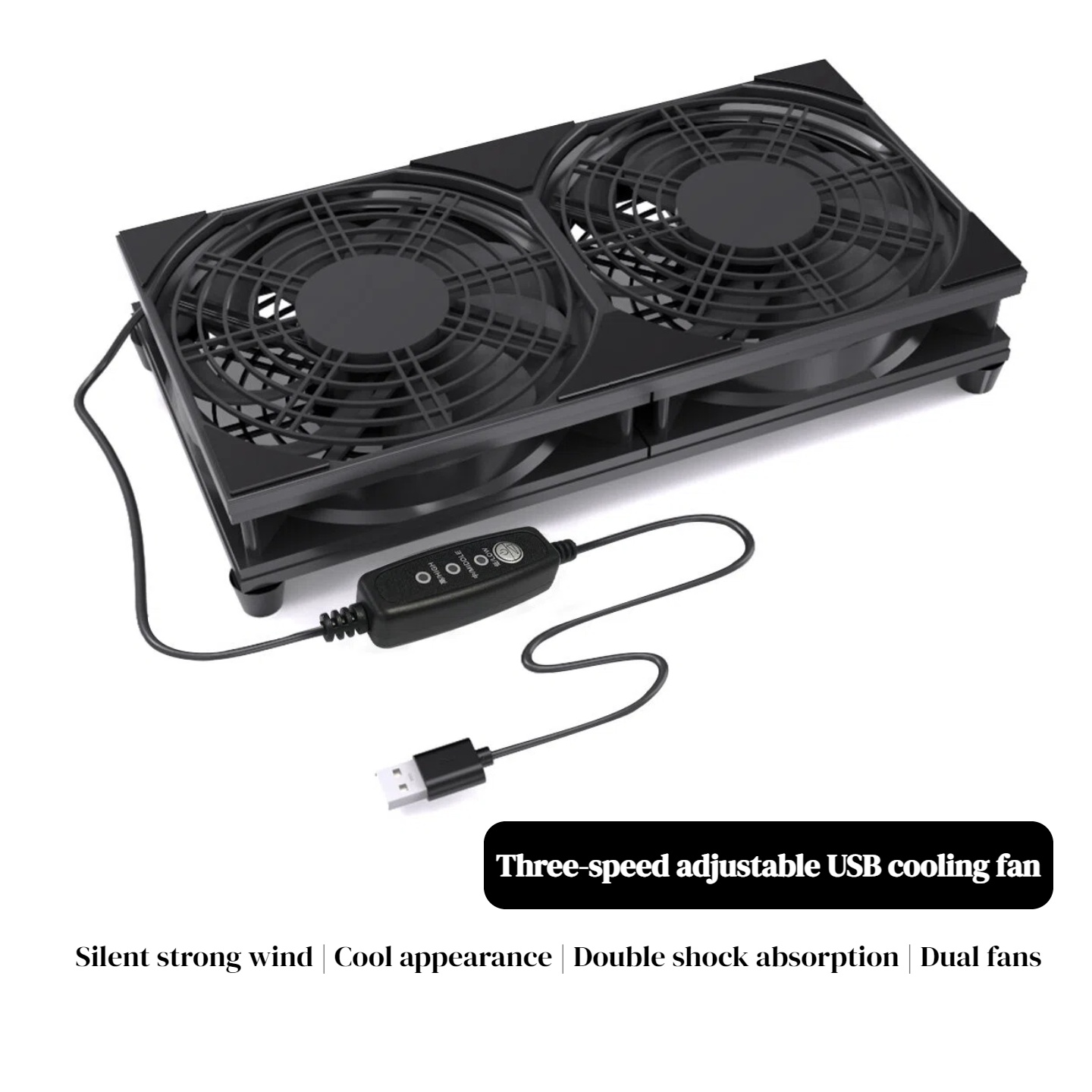 Dual USB Cooling Fan with 3-Sp - огляд і ціна Gaming Console And Controller