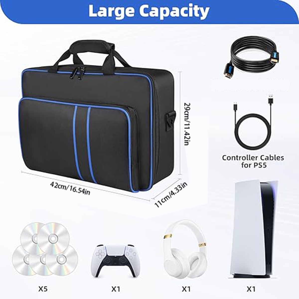 Suitable for PS5 Travel Protec - огляд і ціна Gaming Console And Controller