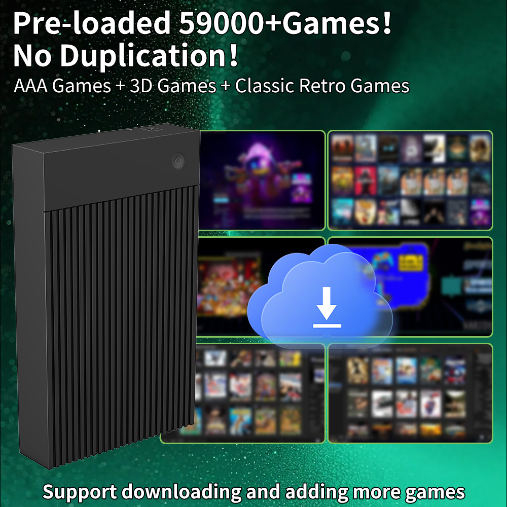Hyper Base MIX 4T Retro HDD 59 - огляд і ціна Gaming Console Monitor