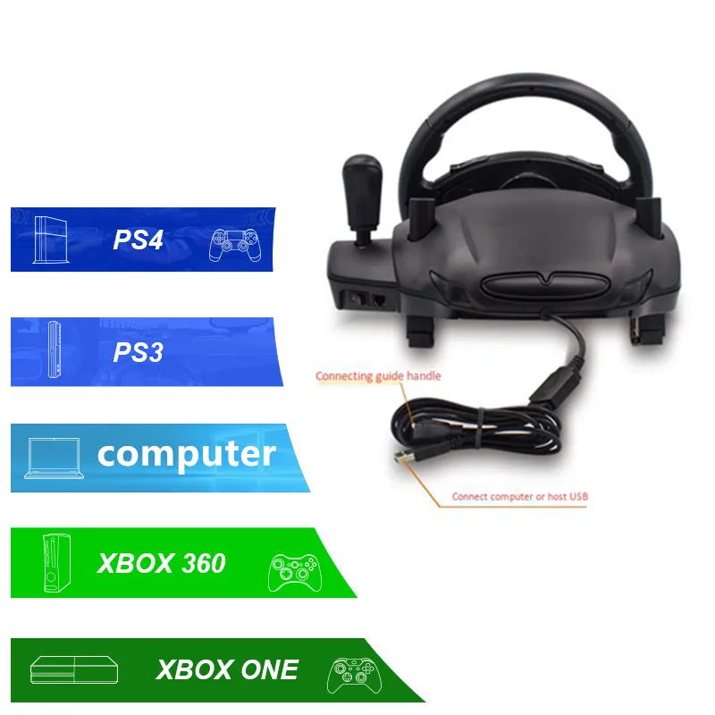 PS 4 3 PC Racing Game Steering - огляд і ціна Gaming Console Car